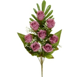 CONJUNTO CAPULLOS (A) X 8 -53 CM (MALVA)