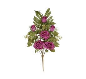 CONJUNTO ROSAS-CAP (A) X 9- 52 CM (VIO)