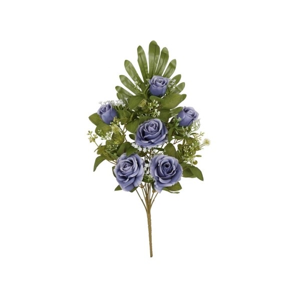 CONJUNTO ROSAS-CAP (A) X 9- 52 CM (AZUL)