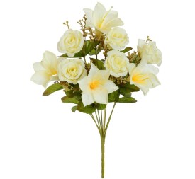 RAMO ROSITAS-LILY (A) X 9-43 CM (CREMA)