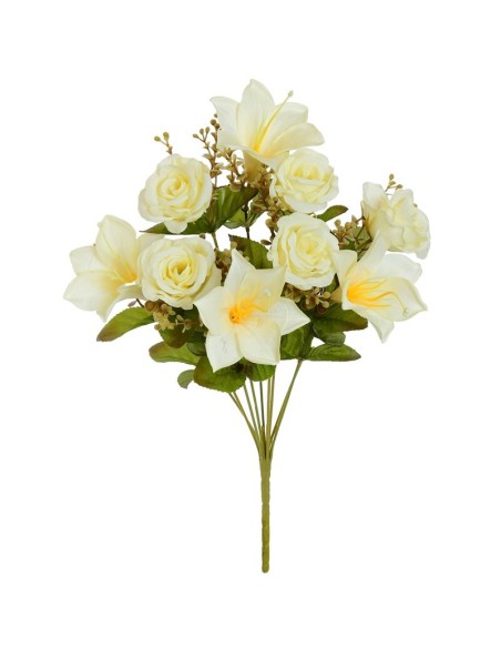 RAMO ROSITAS-LILY (A) X 9-43 CM (CREMA)