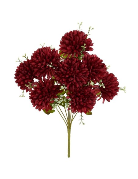 RAMO CRISANTEMO (A) X 8-42 CM (ROJO)