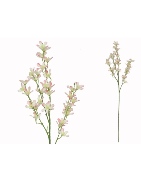 VARA MINI FLOR RELLENO X4 -75CM (ROSA)