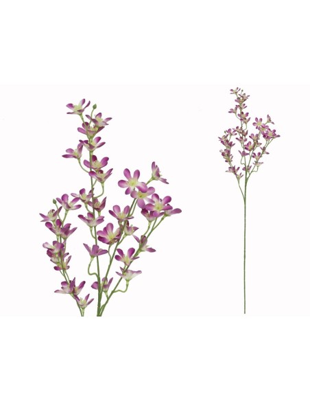 VARA MINI FLOR RELLENO X4 -75CM (VIO)