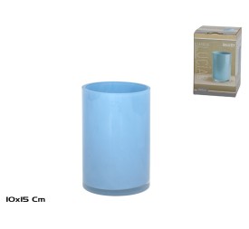 JARRON LUCIA TUBO AZUL 10X15CM
