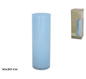 JARRON LUCIA TUBO AZUL 10X30CM