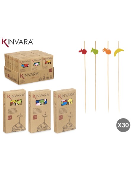 SET 30 BROCHETAS COMIDA SURT 3 MOD