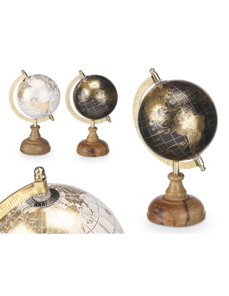 GLOBO TERRAQUEO 12,5CM SURT 2 ORO