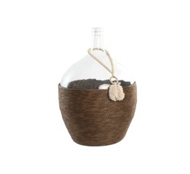 JARRON CRISTAL FIBRA 37X37X55 25 L. CON HOJA