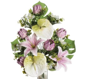 Mayorista Encarado Lilium Anterium Lila Decoración Santos | Mundo Flor