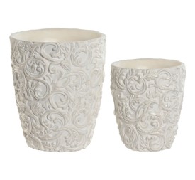 MACETERO SET 2 CEMENTO 24X24X28 CRUDO