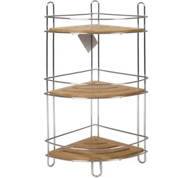 RINCONERA BAÑO 3 ALTURAS - BAMBÚ/ACERO