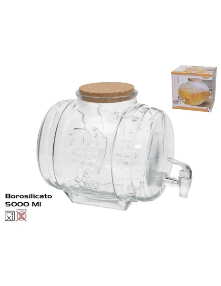 BARRIL DISPENSADOR DE LIQUIDOS JULIA 5000ML