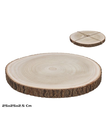 PEANA MADERA IRON 25X25X2,5CM