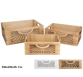 SET 3 CAJAS 38X28X15CM SOL 2 SURT