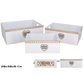 SET 3 CAJAS 38X28X15CM CARLA 2 SURT