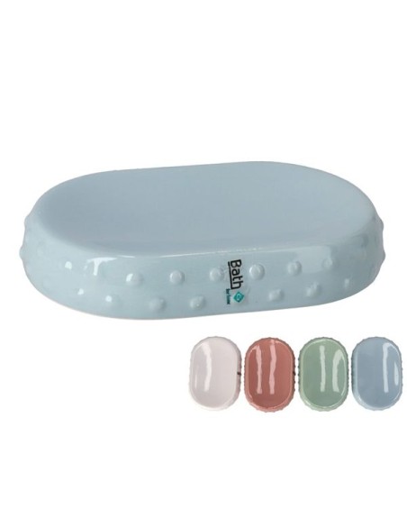 JABONERA BAÑO POINTS 15X2,5CM 4 SURT.