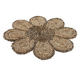 INDIVIDUAL SEAGRASS 38X38X1 FLOR NATURAL