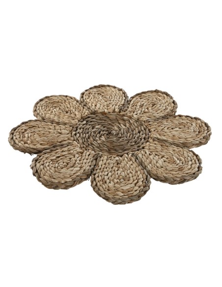 INDIVIDUAL SEAGRASS 38X38X1 FLOR NATURAL