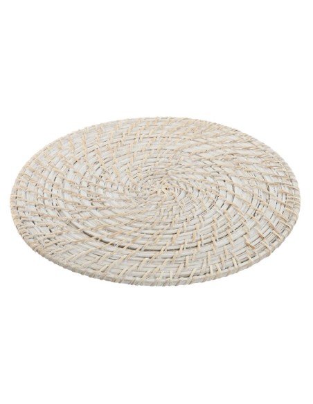 INDIVIDUAL RATAN BAMBU 34X34X1,5 BLANCO INDIVIDUAL RATAN BAMBU 34X34X1,5 BLANCO