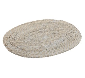 INDIVIDUAL BAMBU RATAN 40X30X1 BLANCO