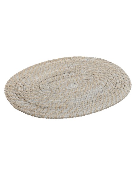 INDIVIDUAL BAMBU RATAN 40X30X1 BLANCO