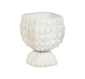 MACETERO FIBRA ARCILLA 32X32X40 DESGASTADO CRUDO