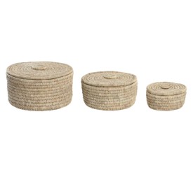 CESTA SET 3 FIBRA 35X35X19 NATURAL