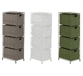 CAJONERA PP METAL 24X18X68 1,88 4 CAJONES 3 SURT.