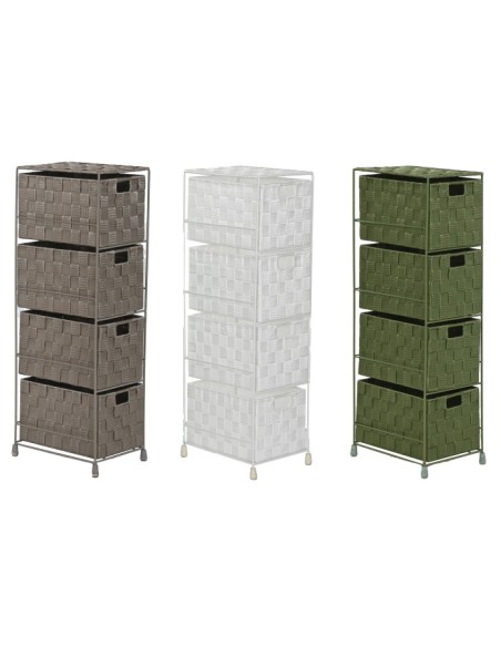 CAJONERA PP METAL 24X18X68 1,88 4 CAJONES 3 SURT.