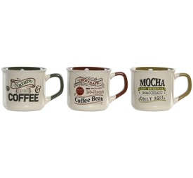 TAZA GRES 10X7,6X6,5 140ML VINTAGE 3 SURT.