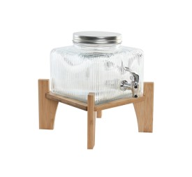 DISPENSADOR BEBIDAS CRISTAL BAMBU 19X19X16 3,5L