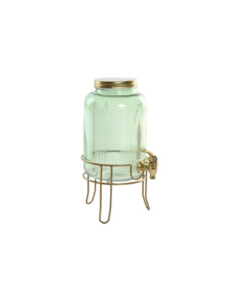 DISPENSADOR BEBIDAS CRISTAL METAL 16X16X24,6 4L