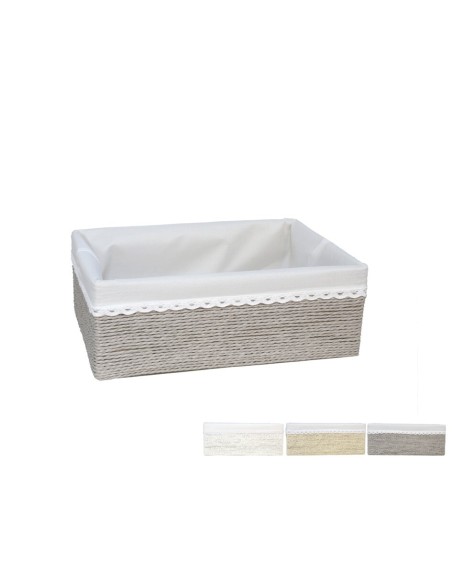 CESTA AZKAR RECTAN. 3 SURT. 33x23x12CM