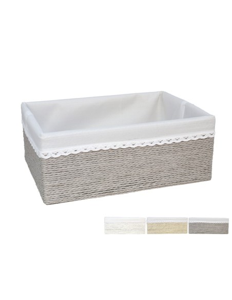 CESTA AZKAR RECTAN. 3 SURT. 35x25x14CM