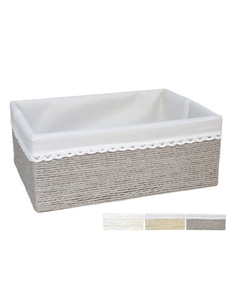 CESTA AZKAR RECTAN. 3 SURT. 39x27x16CM