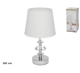 LAMPARA MESA METAL BAVARO 18X18X32CM