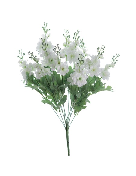 RAMO DELFINIUM X 12  3D 58 CM (9639-01)