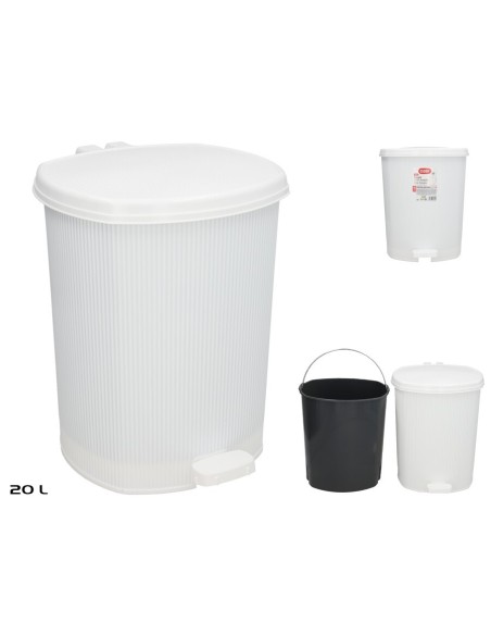 PAPELERA CON PEDAL LUCA 20L