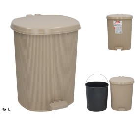 PAPELERA CON PEDAL ESTAN 6L