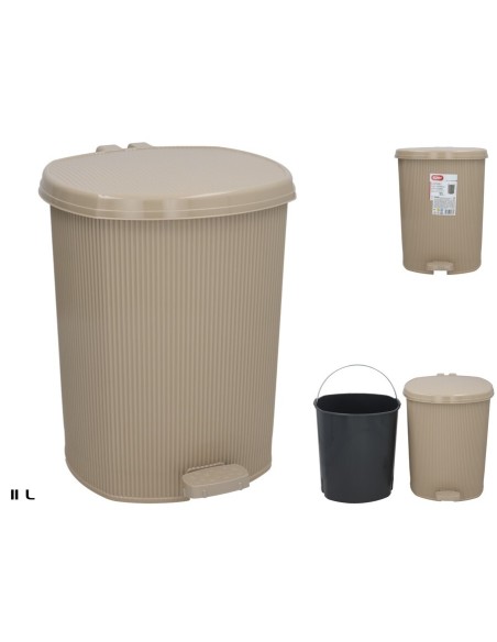 PAPELERA CON PEDAL ESTAN 11L