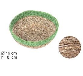 BOWL REDONDO SEGRASS CON BORDE YUTE