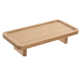 BANDEJA BAMBU 30,5X15,6X6,8 PATAS NATURAL