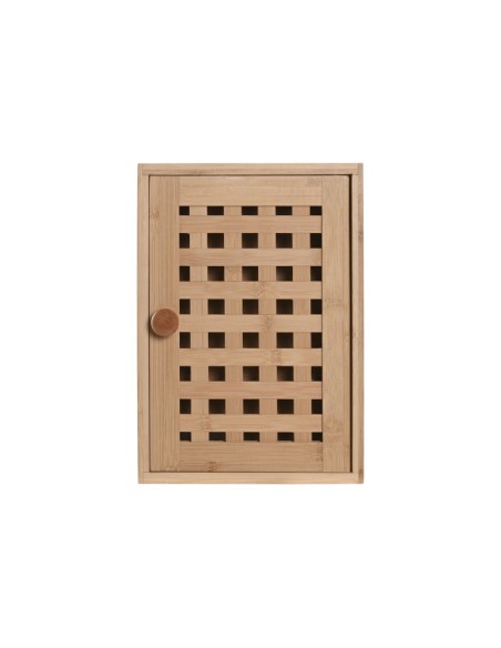 GUARDALLAVES BAMBU METAL 19X6X27 8COLG. NATURAL