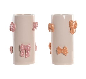 JARRON CERAMICA 13X13X22 LAZOS 2 SURT.