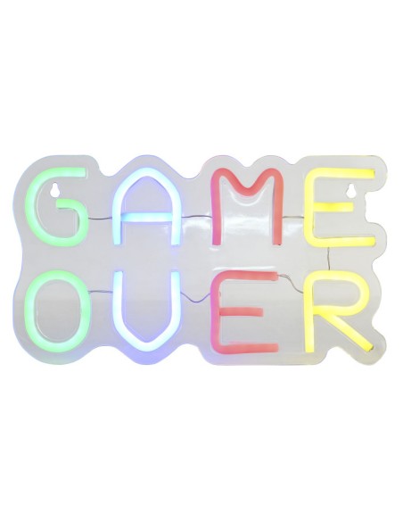 DECORACION LUMINOSA LED 32X1,5X18 GAME OVER