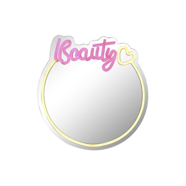 ESPEJO LED 40X2X40 BEAUTY MULTICOLOR