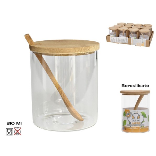 TARRO BORO CUCHARA T/BAMBU 310ML LACIO XXX