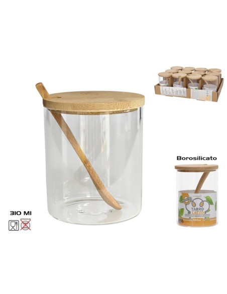 TARRO BORO CUCHARA T/BAMBU 310ML LACIO