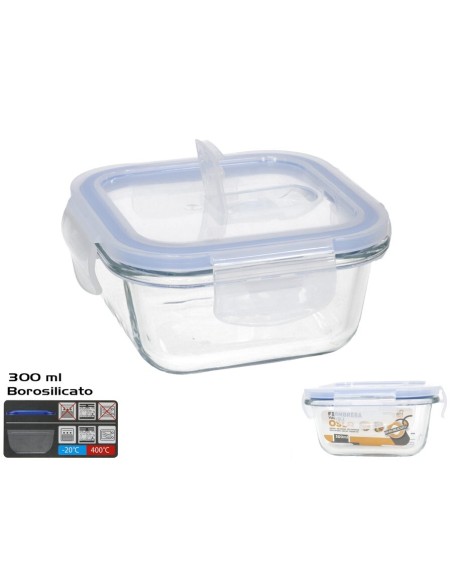 FIAMBRERA OSLO VALVULA 300ML CUADRADA